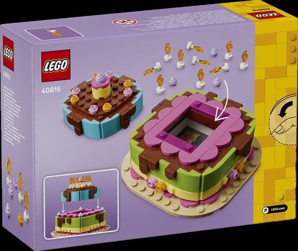 Конструктор LEGO&reg; Торт на день народження з прикрасами, веселий подарунковий набір, декор для столу, 219 деталей afk-186903 фото