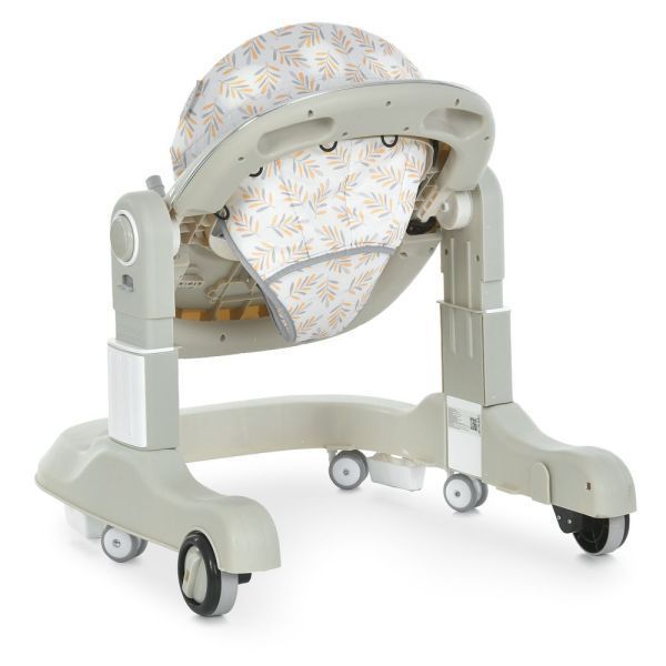 Ходунки ME 1200 URSA Beige 2в1 муз., пушер, колеса 6шт, світло, на бат-ці, в кор, бежевий mp-330631 фото