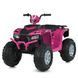 Квадроцикл M 6060EL-8(24V) 1шт 2*35W, 1*24V5AH, EVA, USB, BLUETOOTH, TF, шкіра, свет, рожевий mp-309359 фото