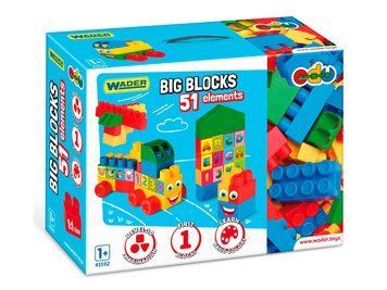 Big Blocks конструктор 51 деталь Wader 41592 bab-344891 фото