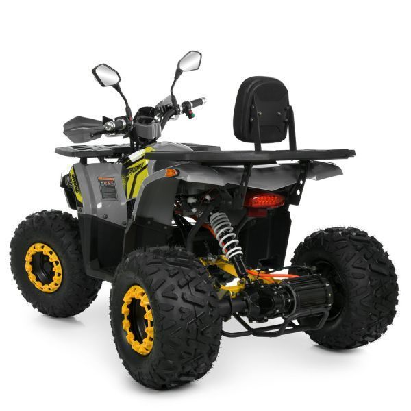 Квадроцикл HB-FC1450-11-6 мотор 1450W безщ, 5акум 12V/20AH,світло, до 50км/ч,до 82кг,сіро-жовтий mp-338097 фото