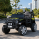 Дитячий електромобіль Джип Bambi Racer M 5103 EBLR-2 Jeep, 2 мотори по 40W, EVA, сидіння з екошкіри, MP3, Bluetooth, чорний mp-293795 фото 1