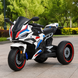 Детский мотоцикл BMW S1000RR M 6143EL-1 белый, 2 мотора по 25W, EVA, экокожа, MP3, Bluetooth mp-313193 фото 4