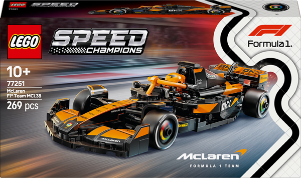 Конструктор LEGO Speed Champions Автомобіль для перегонів McLaren F1 Team MCL38, 269 деталей afk-108163 фото