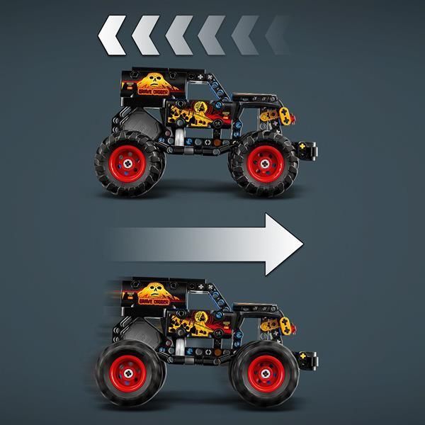 Конструктор LEGO Technic Monster Jam&trade; Grave Digger&trade; Вогонь і лід 263 Деталі afk-186529 фото