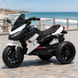 Детский мотоцикл BMW K1300S Bambi M 4274ELR-1, на радиоуправлении, белый, 2 мотора по 35W, EVA, кожа, MP3, USB, TF mp-335945 фото 4