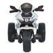 Дитячий мотоцикл Honda CBR1000RR Fireblade M 6220ELR-1, 2 мотори по 35W, EVA, шкіра, Bluetooth, MP3, білий mp-320514 фото 8