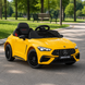 Детский электромобиль Mercedes-AMG CLE 53 Cabriolet M 6292EBLR-6 желтый, 4 мотора по 25W, EVA, кожа, MP3, USB, Bluetooth mp-330347 фото 1
