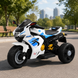 Дитячий мотоцикл Honda CBR1000RR Fireblade M 6220ELR-1, 2 мотори по 35W, EVA, шкіра, Bluetooth, MP3, білий mp-320514 фото 6