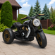 Дитячий мотоцикл Bambi M 5048ELR-2 Harley-Davidson V-Rod чорний, з пультом керування, 2 мотори по 25W, EVA, шкіра, MP3, USB, Bluetooth mp-337090 фото 1