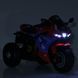 Дитячий мотоцикл Honda CBR1000RR Fireblade M 6220ELR-1, 2 мотори по 35W, EVA, шкіра, Bluetooth, MP3, білий mp-320514 фото 10