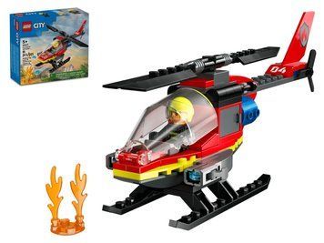 Конструктор LEGO City Пожежний рятувальний гелікоптер, 85 деталей 60411 bab-395853 фото