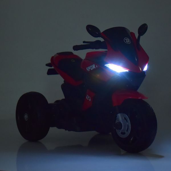 Дитячий мотоцикл Ducati Bambi M 4454EL-3 червоний, 2 мотори по 35W, EVA, шкіра, MP3/USB/TF mp-250982 фото