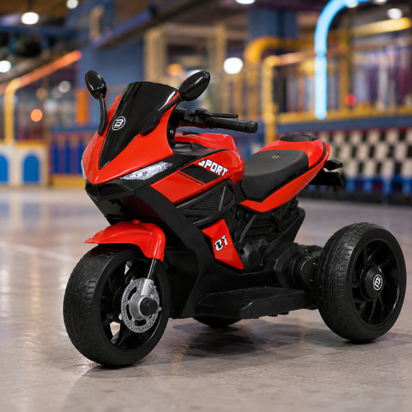Дитячий мотоцикл Ducati Bambi M 4454EL-3 червоний, 2 мотори по 35W, EVA, шкіра, MP3/USB/TF mp-250982 фото