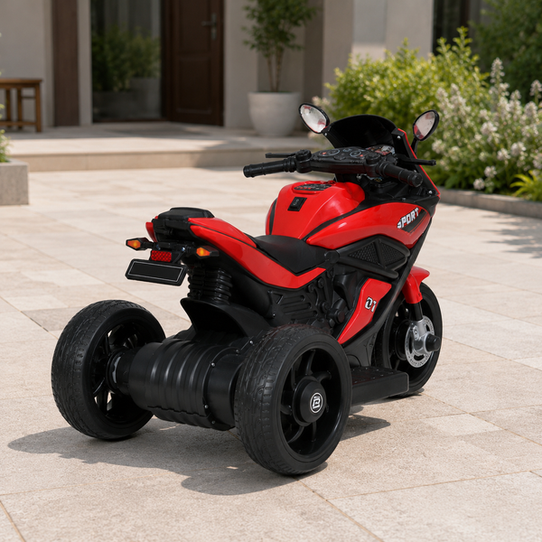 Дитячий мотоцикл Ducati Bambi M 4454EL-3 червоний, 2 мотори по 35W, EVA, шкіра, MP3/USB/TF mp-250982 фото