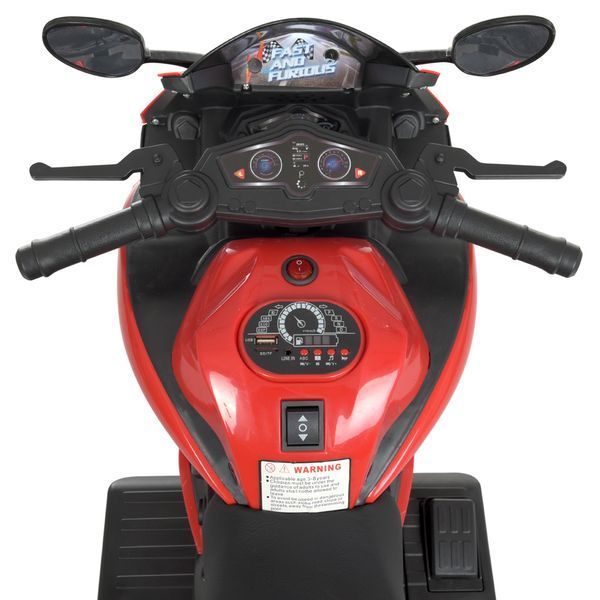Дитячий мотоцикл Ducati Bambi M 4454EL-3 червоний, 2 мотори по 35W, EVA, шкіра, MP3/USB/TF mp-250982 фото