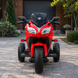 Дитячий мотоцикл Yamaha YZF-R1 Bambi M 4840ALR-3 червоний з пультом керування, 2 мотори по 25W, гумові колеса, шкіра, MP3 mp-336483 фото 5