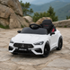 Детский электромобиль Mercedes-AMG CLE 53 Cabriolet M 6292EBLR-1, 4 мотора по 25W, EVA, кожа, MP3, USB, Bluetooth, белый mp-330357 фото 1