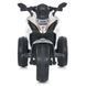 Дитячий мотоцикл Kawasaki Ninja M 5050ELR-1 на радіокеруванні, білий, 2 мотори по 25W, EVA, шкіра, MP3, USB, світло та музика mp-337106 фото 7