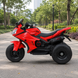 Дитячий мотоцикл Yamaha YZF-R1 Bambi M 4840ALR-3 червоний з пультом керування, 2 мотори по 25W, гумові колеса, шкіра, MP3 mp-336483 фото 6