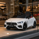 Детский электромобиль Mercedes-AMG CLE 53 Cabriolet M 6292EBLR-1, 4 мотора по 25W, EVA, кожа, MP3, USB, Bluetooth, белый mp-330357 фото 3