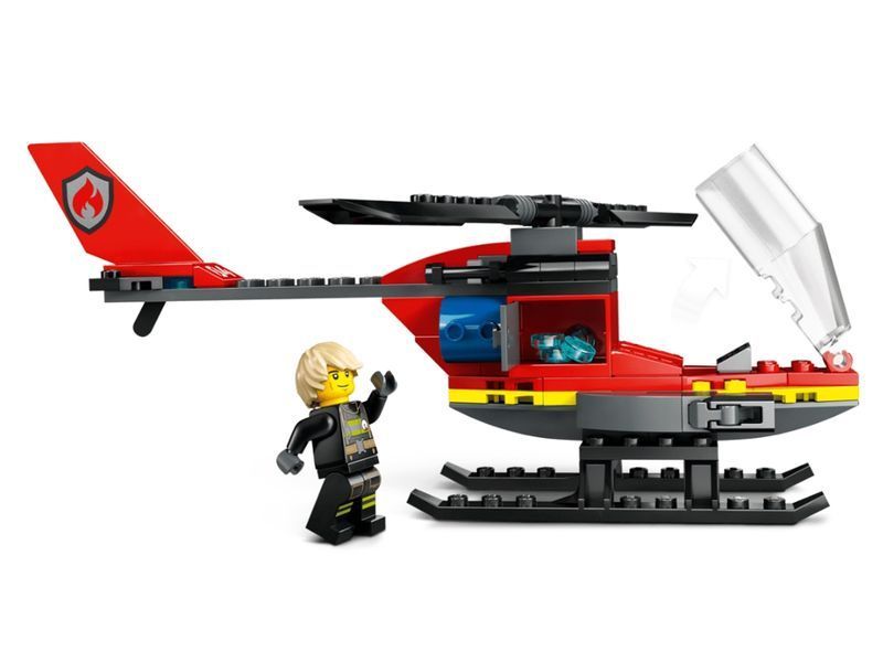 Конструктор LEGO City Пожежний рятувальний гелікоптер, 85 деталей 60411 bab-395853 фото