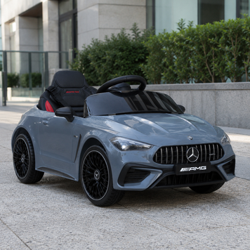 Детский электромобиль Mercedes-AMG CLE 53 Cabriolet M 6292EBLR-11 серый, 4 мотора по 25W, EVA, экокожа, MP3, USB, Bluetooth mp-330358 фото