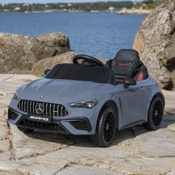 Дитячий електромобіль Mercedes-AMG CLE 53 Cabriolet M 6292EBLR-11 сірий, 4 мотори по25W, EVA, екошкіра, MP3, USB, Bluetooth mp-330358 фото