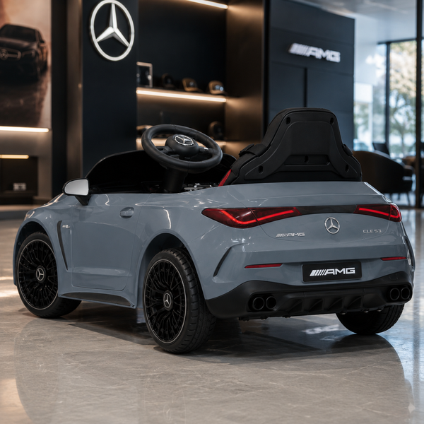 Дитячий електромобіль Mercedes-AMG CLE 53 Cabriolet M 6292EBLR-11 сірий, 4 мотори по25W, EVA, екошкіра, MP3, USB, Bluetooth mp-330358 фото