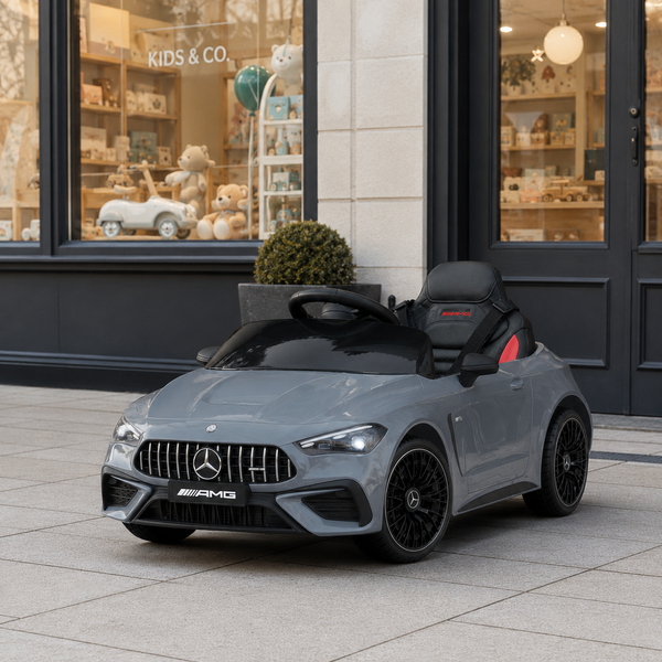 Дитячий електромобіль Mercedes-AMG CLE 53 Cabriolet M 6292EBLR-11 сірий, 4 мотори по25W, EVA, екошкіра, MP3, USB, Bluetooth mp-330358 фото