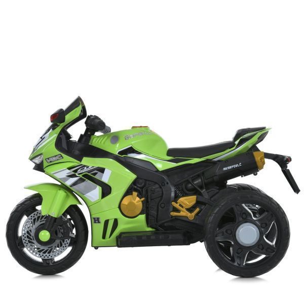 Детский мотоцикл Honda CBR1000RR Fireblade M 6220ELR-5, 2 мотора по 35W, EVA, кожа, Bluetooth, MP3, зеленый mp-320516 фото