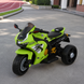 Детский мотоцикл Honda CBR1000RR Fireblade M 6220ELR-5, 2 мотора по 35W, EVA, кожа, Bluetooth, MP3, зеленый mp-320516 фото 4