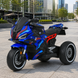 Детский мотоцикл BMW S1000RR M 6143EL-4 голубой, 2 мотора по 25W, EVA, экокожа, MP3, Bluetooth mp-313196 фото 3