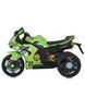 Детский мотоцикл Honda CBR1000RR Fireblade M 6220ELR-5, 2 мотора по 35W, EVA, кожа, Bluetooth, MP3, зеленый mp-320516 фото 7