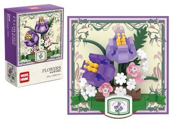 Конструктор квіти Tulip Flowers Frame DIY, 9,6 см, декоративна картина 2914 bab-388523 фото