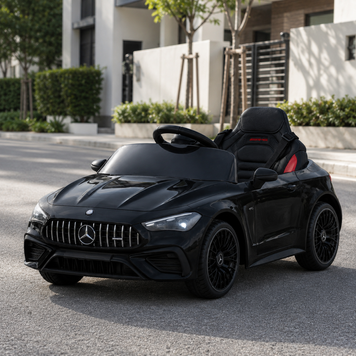 Детский электромобиль Mercedes-AMG CLE 53 Cabriolet M 6292EBLR-2, 4 мотора по 25W, EVA, кожа, Bluetooth, черный mp-330359 фото