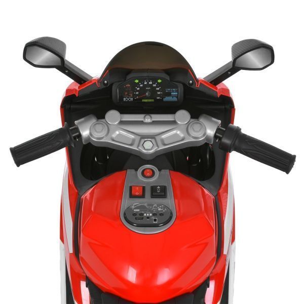 Детский мотоцикл Ducati M 6264EL-3 красный, 2 мотора по 35W, EVA, кожа, Bluetooth, MP3 mp-330433 фото