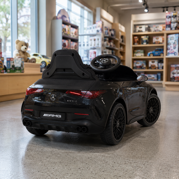 Детский электромобиль Mercedes-AMG CLE 53 Cabriolet M 6292EBLR-2, 4 мотора по 25W, EVA, кожа, Bluetooth, черный mp-330359 фото