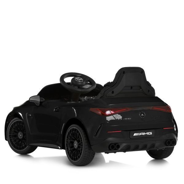 Детский электромобиль Mercedes-AMG CLE 53 Cabriolet M 6292EBLR-2, 4 мотора по 25W, EVA, кожа, Bluetooth, черный mp-330359 фото