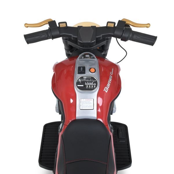 Дитячий мотоцикл Bambi M 5048ELR-3 Harley-Davidson V-Rod червоний, з пультом керування, 2 мотори по 25W, EVA, шкіра, MP3, USB, Bluetooth mp-337091 фото