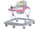 Ходунки El Camino ME 1215 SIMPLY Pink, музыкальные, 8 колес, стопор, на батарейках, розовые bab-375153 фото 1