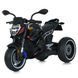 Детский мотоцикл BMW S1000R M 6142EL-2 черный, 2 мотора по 25W, EVA, кожа, Bluetooth, MP3 mp-313191 фото 1