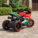 Детский мотоцикл Ducati M 6264EL-3 красный, 2 мотора по 35W, EVA, кожа, Bluetooth, MP3 mp-330433 фото 6