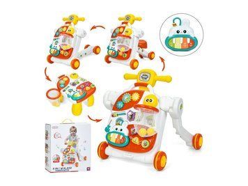 Каталка-ходунки 219, 4 в 1, музика, світло, ігрова панель, Bambi bab-375104 фото