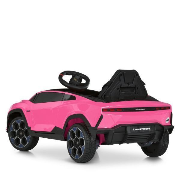 Дитячий електромобіль Lamborghini Lanzador Concept M 6293EBLR-8 рожевий, 4 мотори по 25W, EVA, шкіра, MP3, USB, Bluetooth mp-330362 фото