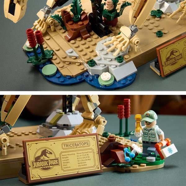 Конструктор LEGO&reg; Jurassic World Окаменелости динозавров: трицератопс, 1154 детали afk-187019 фото