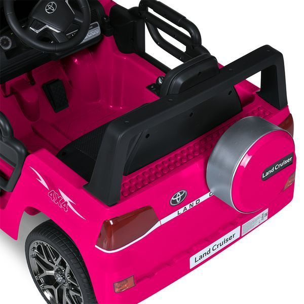 Дитячий електромобіль Bambi M 5101 EBLR-8 Toyota Land Cruiser, рожевий mp-298185 фото