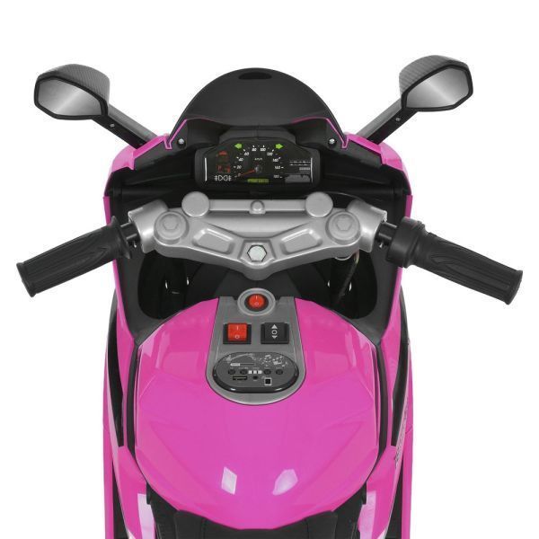 Дитячий мотоцикл Ducati M 6264EL-8 рожевий, 2 мотори по 35W, EVA, екошкіра, Bluetooth, MP3 mp-330734 фото