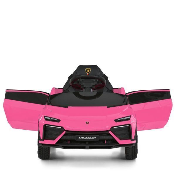 Дитячий електромобіль Lamborghini Lanzador Concept M 6293EBLR-8 рожевий, 4 мотори по 25W, EVA, шкіра, MP3, USB, Bluetooth mp-330362 фото