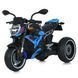 Дитячий мотоцикл BMW S1000R M 6142EL-4 блакитний, 2 мотори по 25W, EVA, шкіра, Bluetooth, MP3 mp-313192 фото 1